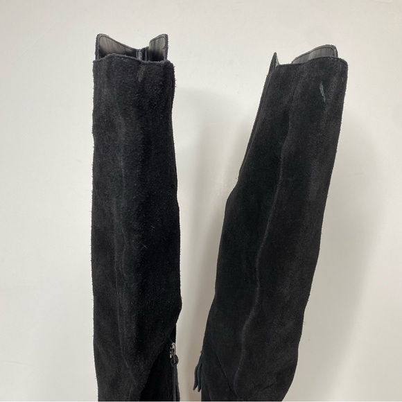 Naturalizer Kyrie Black Suede Tall Boot 8 1/2 M - Picture 5 of 16